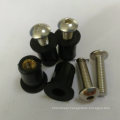 Anti Vibration Blind Hole NBR Rubber Well Nut